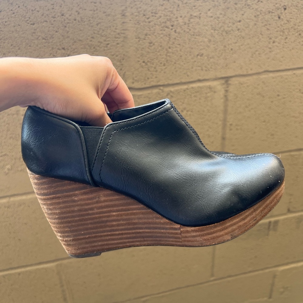 Lucky brand wedges boots